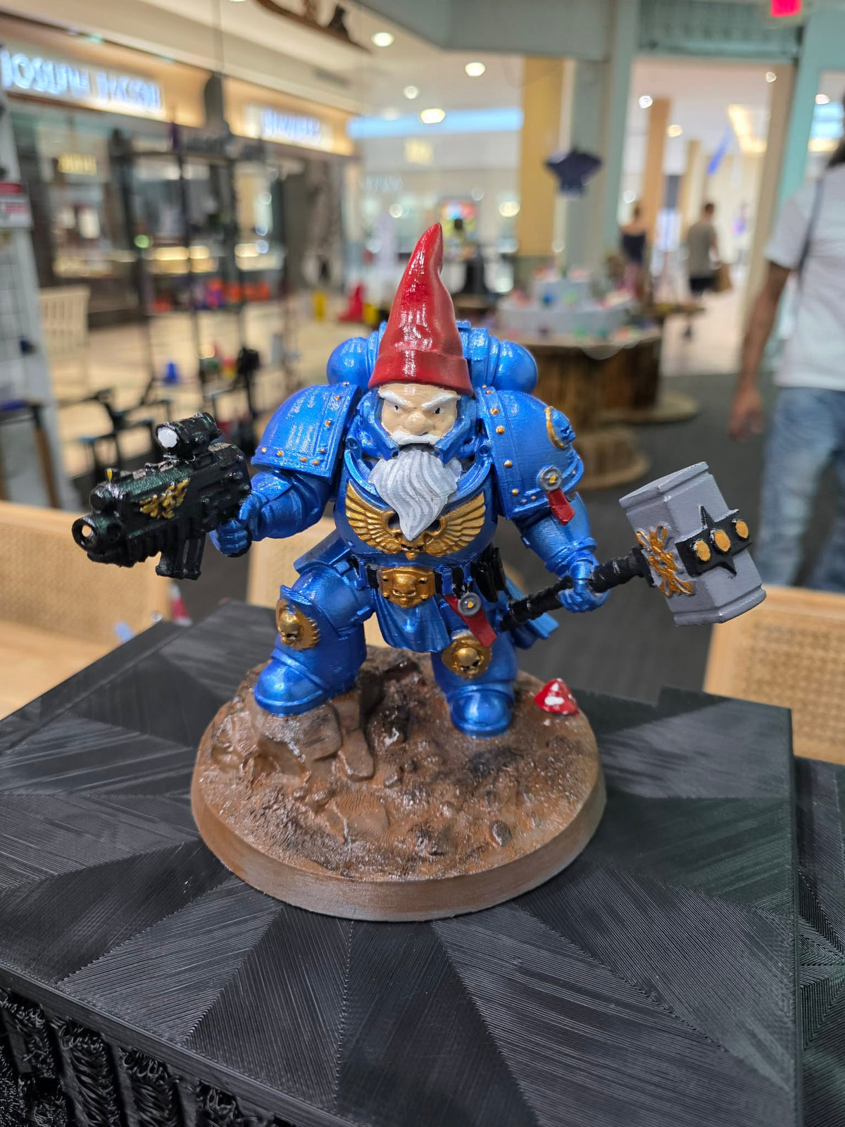SMALL ARMORED SPACE MARINE GNOME WESTON
